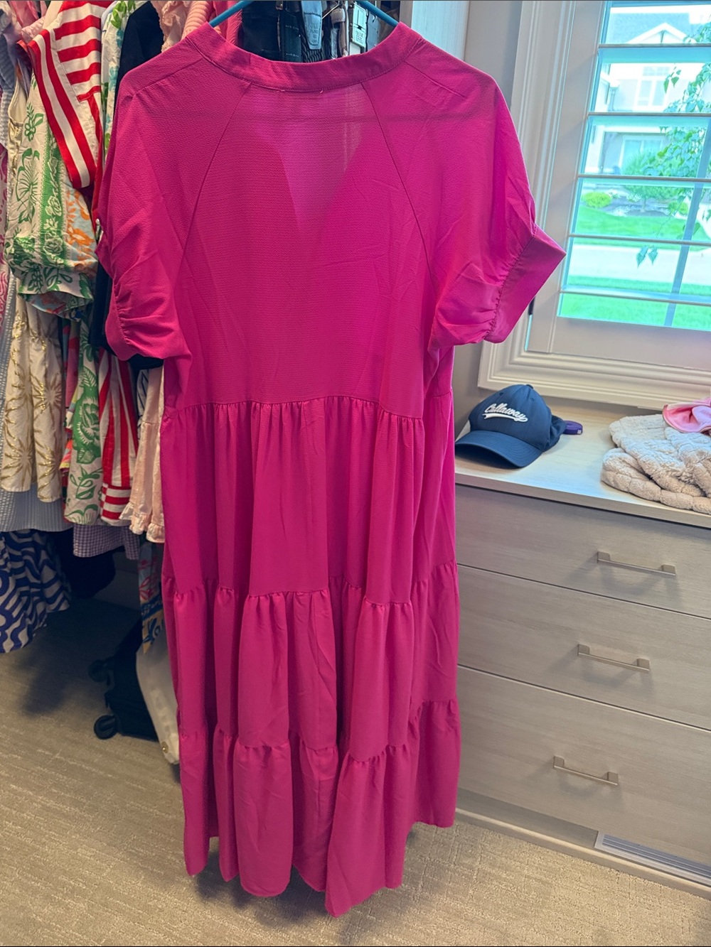 Umgee Bright Fuchsia Dress - Picture 3 of 3